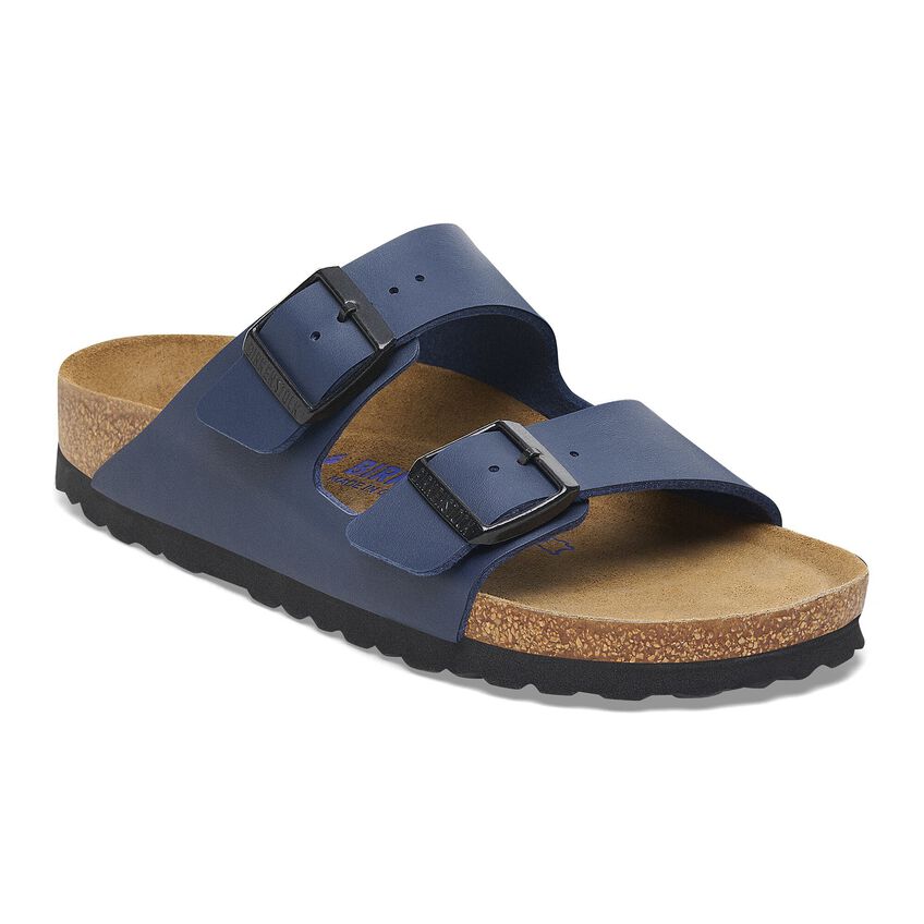 UNISEX BIRKENSTOCK ARIZONA SOFT FOOT BED BIRKO FLOR | BLUE