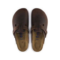 UNISEX BIRKENSTOCK BOSTON SOFT FOOT BED | HABANA LEATHER