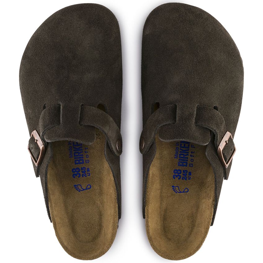 UNISEX BIRKENSTOCK BOSTON SOFT FOOT BED | MOCHA