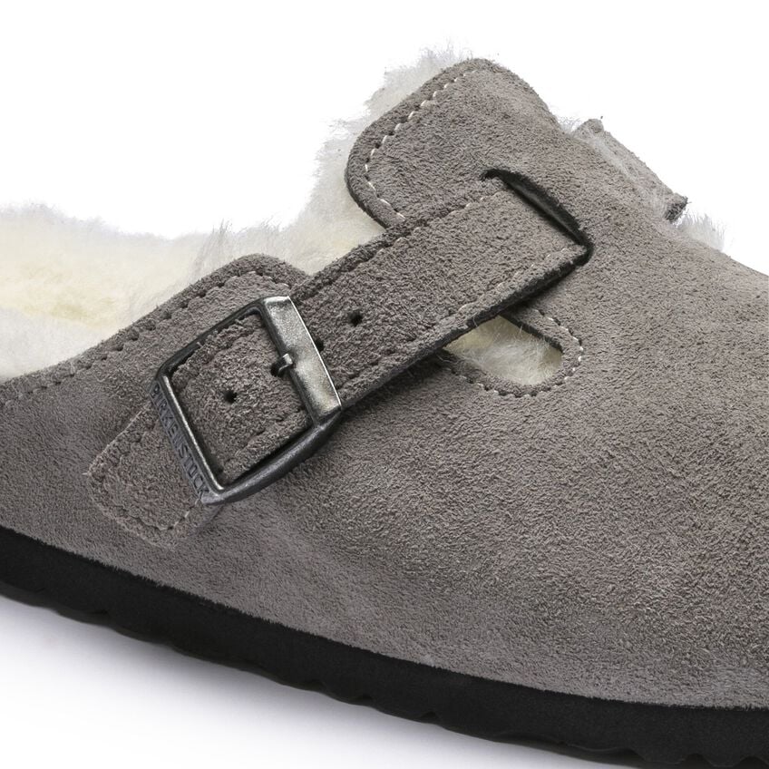 UNISEX BIRKENSTOCK BOSTON SHEARLING | STONE COIN