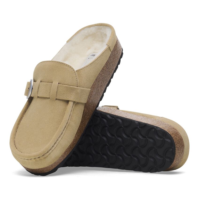 WOMEN'S BIRKENSTOCK BUCKLEY SHEARLING | TAUPE