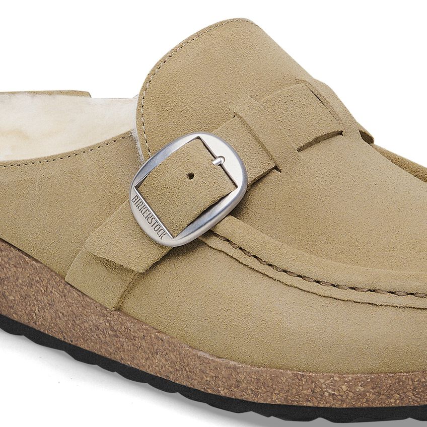 WOMEN'S BIRKENSTOCK BUCKLEY SHEARLING | TAUPE