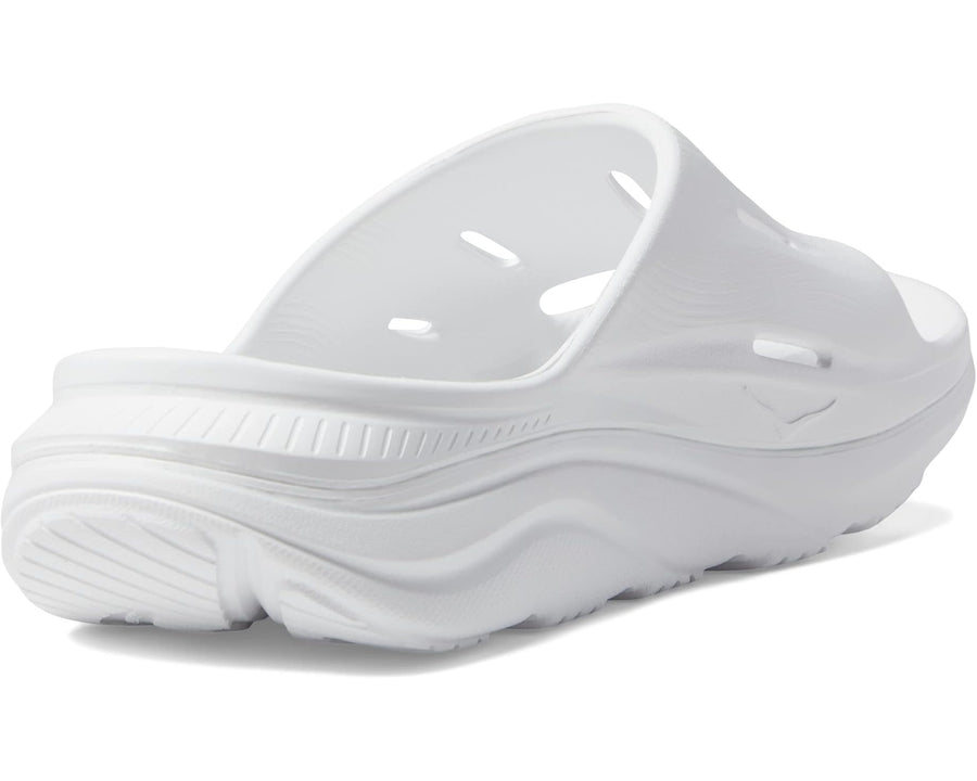 UNISEX HOKA ORA RECOVERY SLIDE 3 | WHITE / WHITE