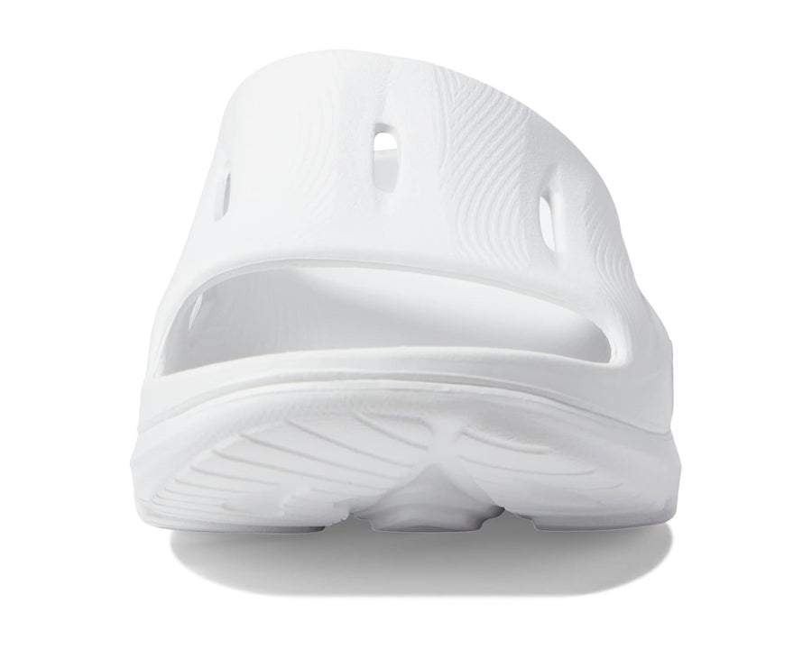 UNISEX HOKA ORA RECOVERY SLIDE 3 | WHITE / WHITE