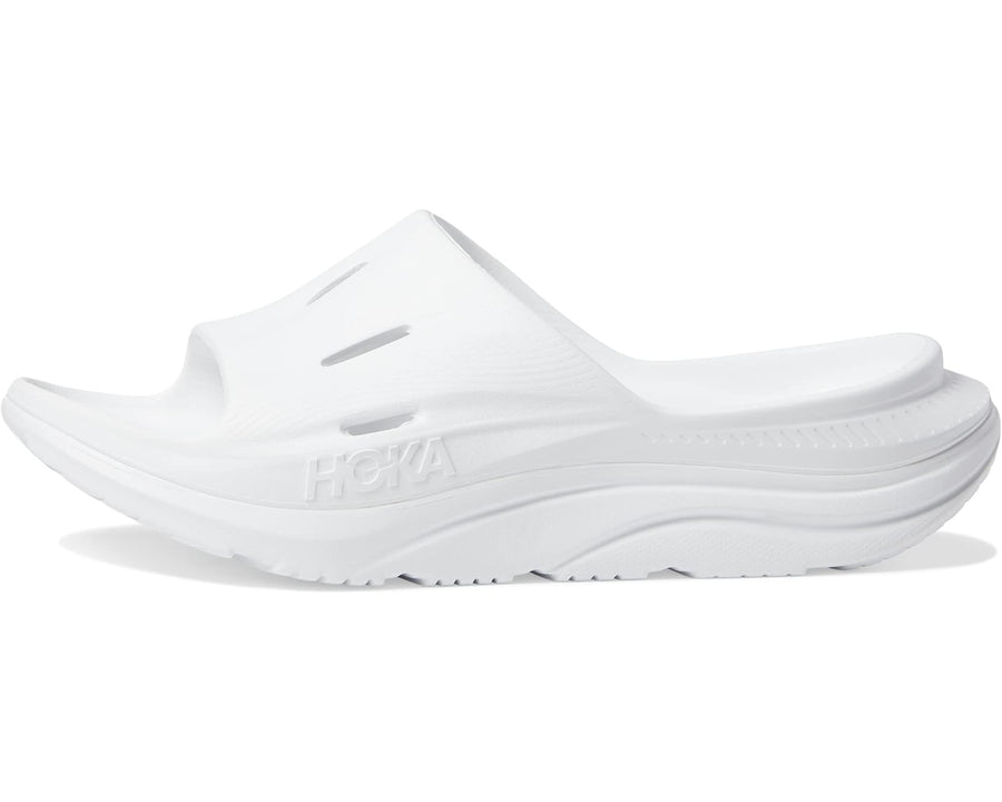 UNISEX HOKA ORA RECOVERY SLIDE 3 | WHITE / WHITE