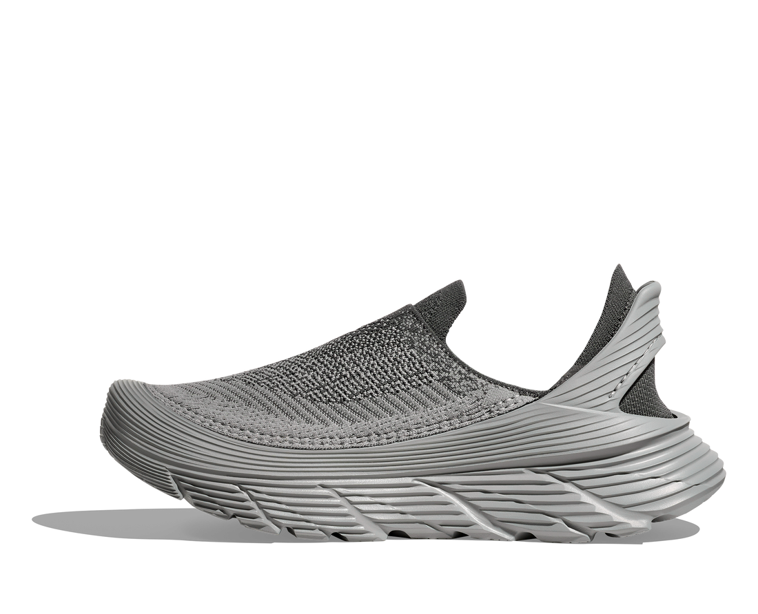 UNISEX HOKA RESTORE TC SLIP ON SHOE | SATELLITE GREY / STELLAR GREY