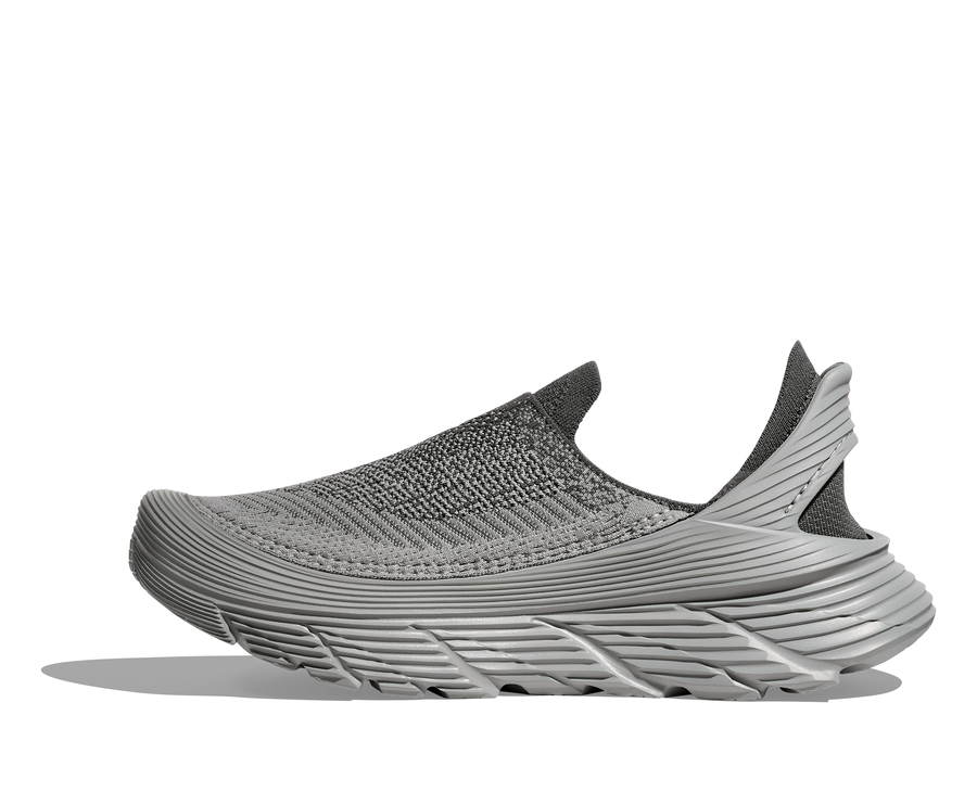 UNISEX HOKA RESTORE TC SLIP ON SHOE | SATELLITE GREY / STELLAR GREY