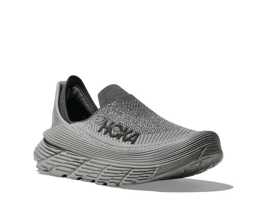 UNISEX HOKA RESTORE TC SLIP ON SHOE | SATELLITE GREY / STELLAR GREY