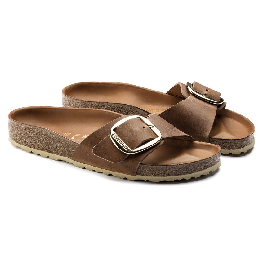 UNISEX BIRKENSTOCK MADRID BIG BUCKLE | COGNAC