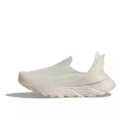 UNISEX HOKA RESTORE TC SLIP ON SHOE | FROST / CLOUDLESS