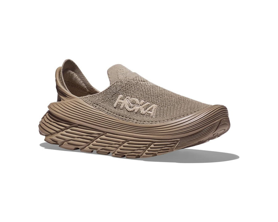 UNISEX HOKA RESTORE TC SLIP ON SHOE | DUNE / OXFORD TAN