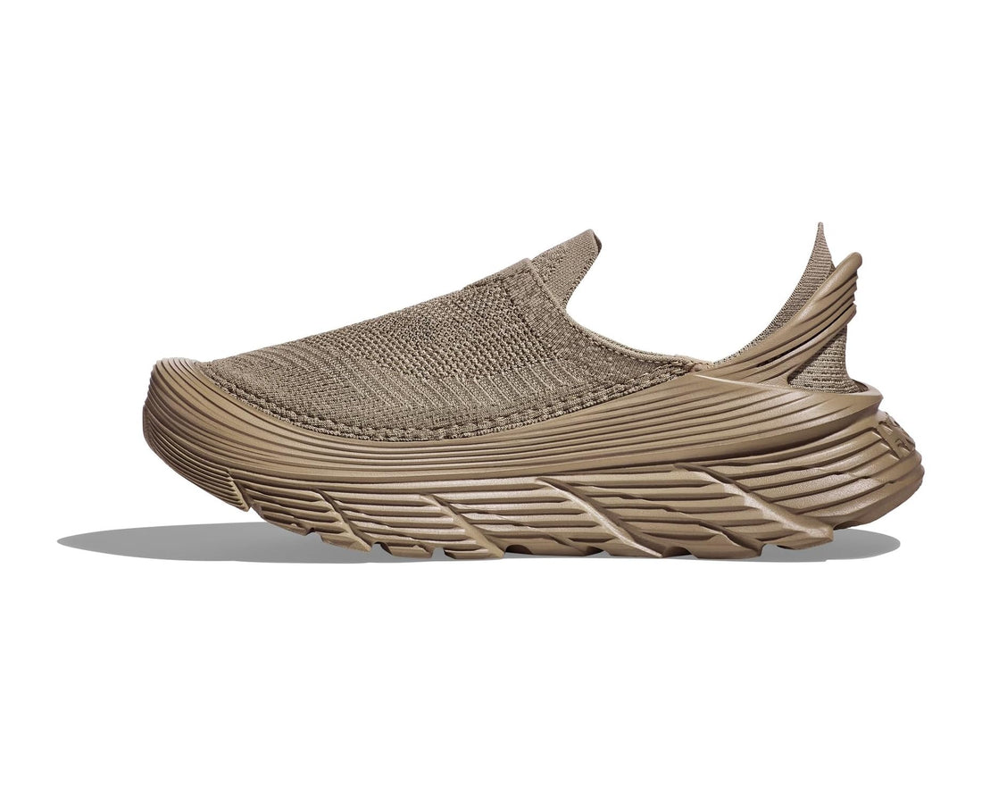 UNISEX HOKA RESTORE TC SLIP ON SHOE | DUNE / OXFORD TAN