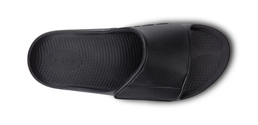 UNISEX OOFOS OOAHH SPORT FLEX SLIDE |  BLACK MATRIX