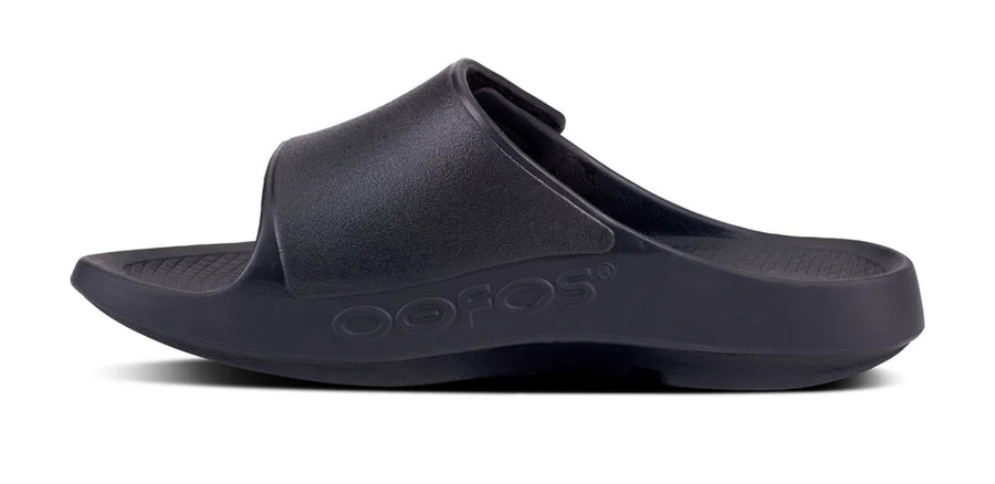 UNISEX OOFOS OOAHH SPORT FLEX SLIDE |  BLACK MATRIX