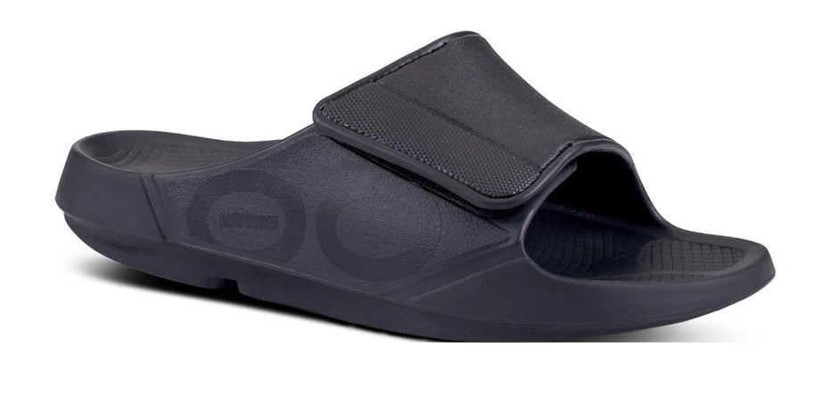 UNISEX OOFOS OOAHH SPORT FLEX SLIDE |  BLACK MATRIX