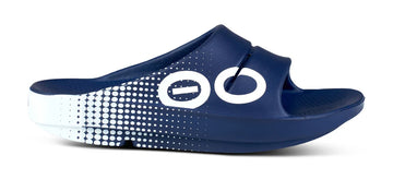 UNISEX OOFOS OOAHH SPORT FLEX SLIDE| MATRIX NAVY