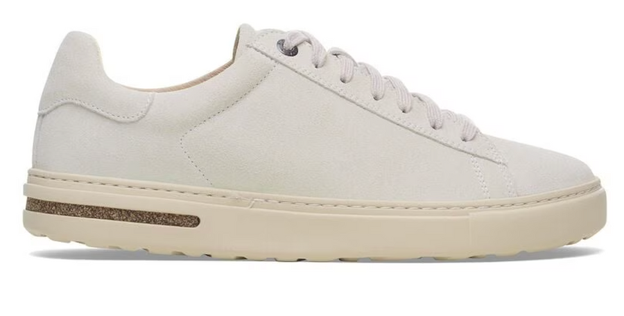 UNISEX BIRKENSTOCK BEND LOW | ANTIQUE WHITE SUEDE LEATHER