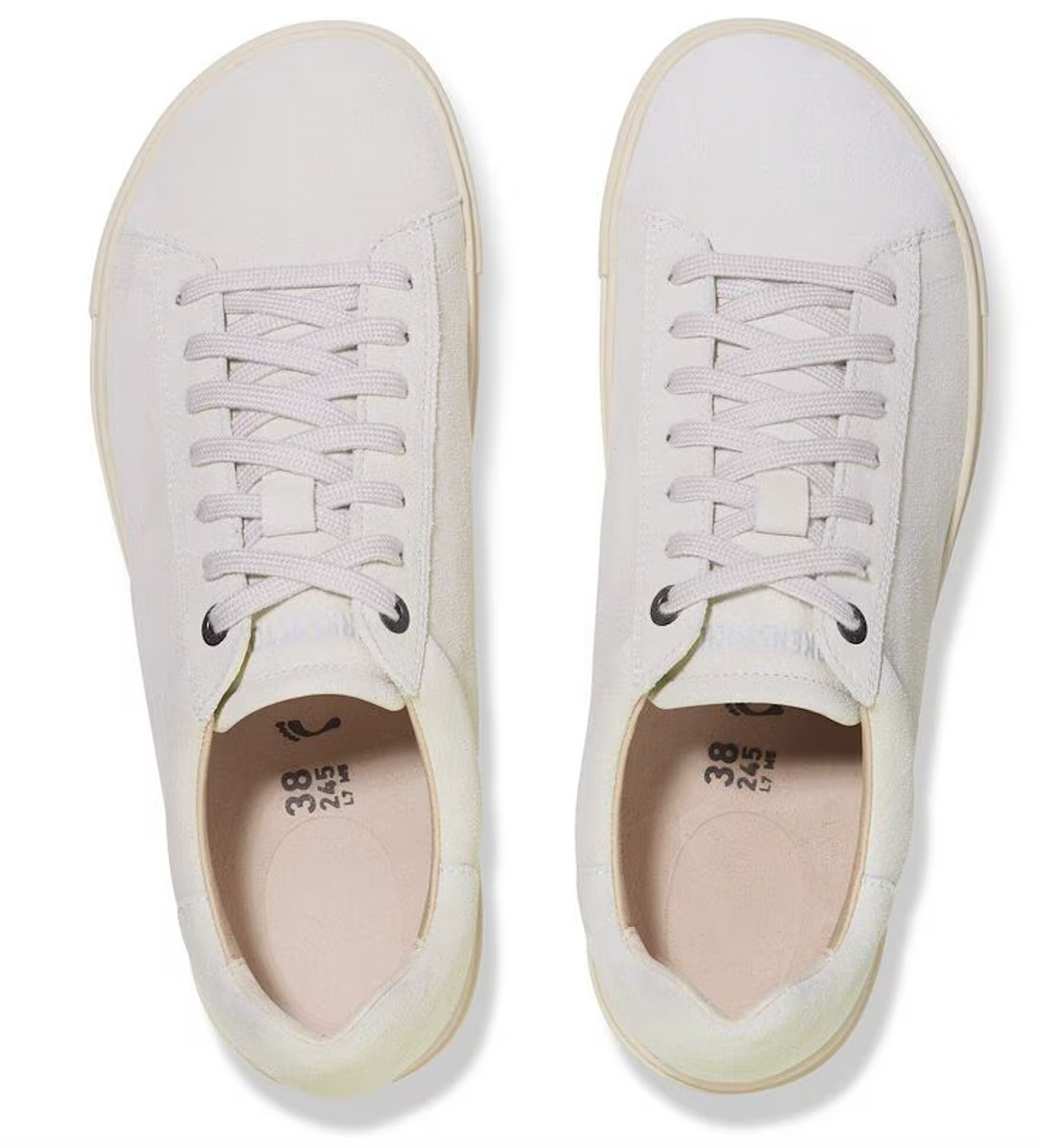 UNISEX BIRKENSTOCK BEND LOW | ANTIQUE WHITE SUEDE LEATHER
