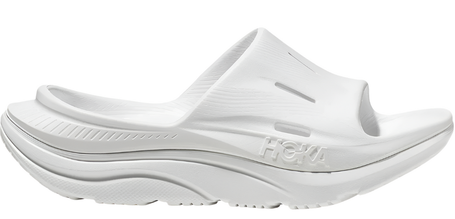UNISEX HOKA ORA RECOVERY SLIDE 3 | WHITE / WHITE
