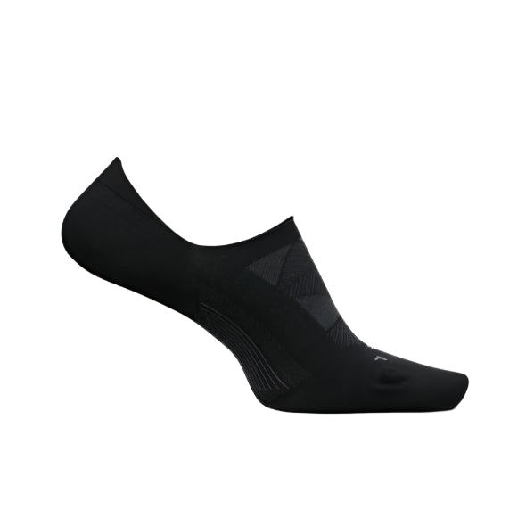 UNISEX FEETURES ELITE ULTRA LIGHT CUSHION INVISIBLE SOCKS | BLACK