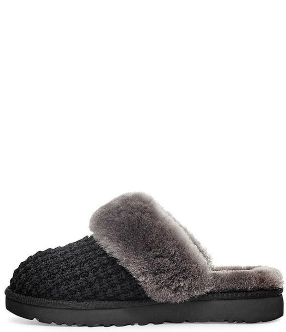 WOMEN'S UGG COZY KNIT SLIPPER | BLACK