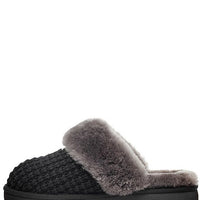 WOMEN'S UGG COZY KNIT SLIPPER | BLACK