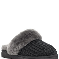 WOMEN'S UGG COZY KNIT SLIPPER | BLACK