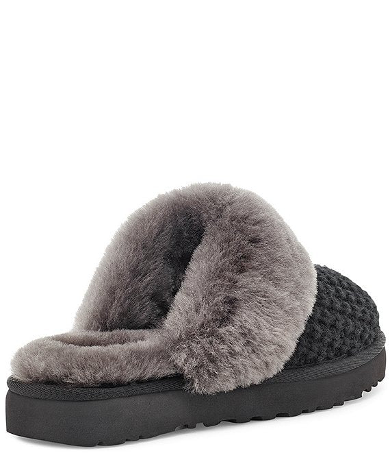 WOMEN'S UGG COZY KNIT SLIPPER | BLACK