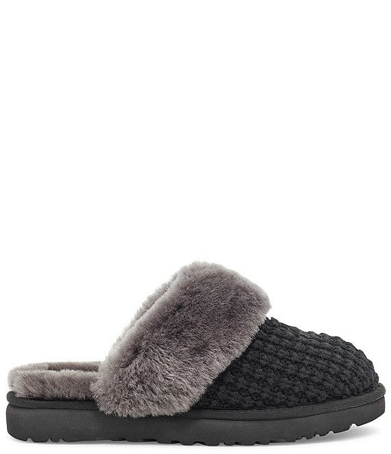 WOMEN'S UGG COZY KNIT SLIPPER | BLACK