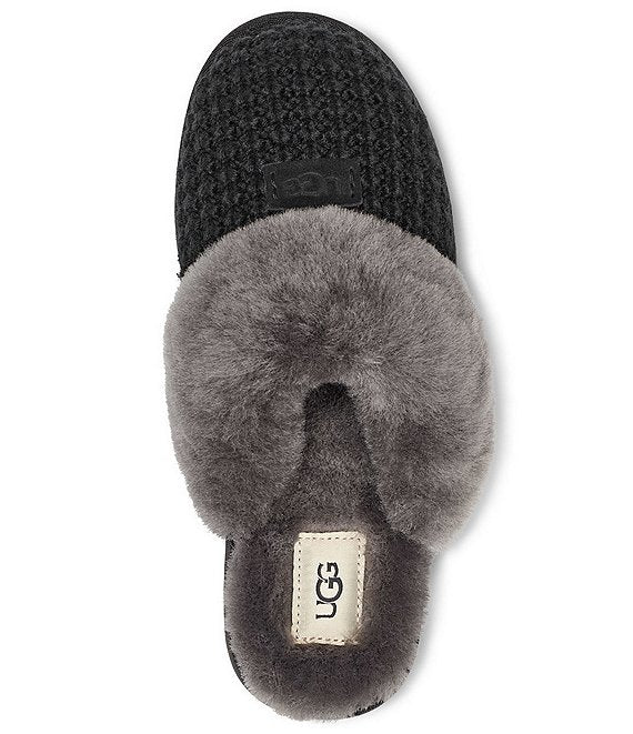 WOMEN'S UGG COZY KNIT SLIPPER | BLACK