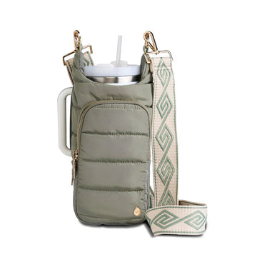 WANDERFULL HYDROBAG | SAGE GREEN WITH SAGE AND TAN STRAP