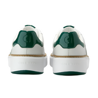 WOMEN'S COLE HAAN GRANDPRØ TOPSPIN SNEAKER | WHITE / PINE PATENT