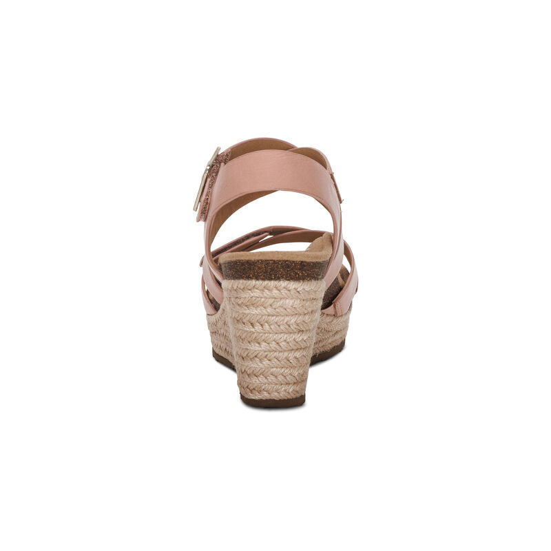 WOMEN'S AETREX ANNA ARCH SUPPORT WEDGE | ROSE