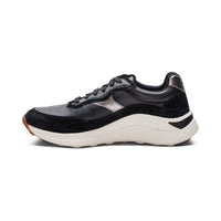 WOMEN'S AETREX EMILY SNEAKER | BLACK