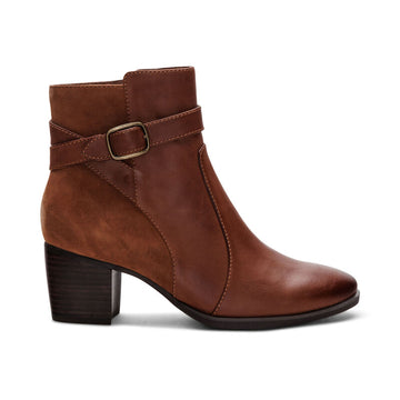 WOMEN'S AETREX REBECCA BOOT | COGNAC