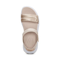 WOMEN'S AETREX WHIT SPORT SANDAL | CHAMPAGNE