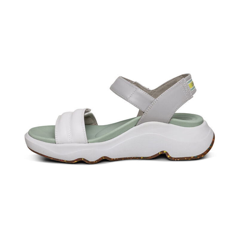 WOMEN'S AETREX WHIT SPORT SANDAL | MINT WHITE