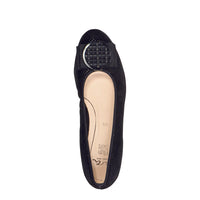 WOMEN'S ARA BAMBI FLAT | BLACK PUNTIKID