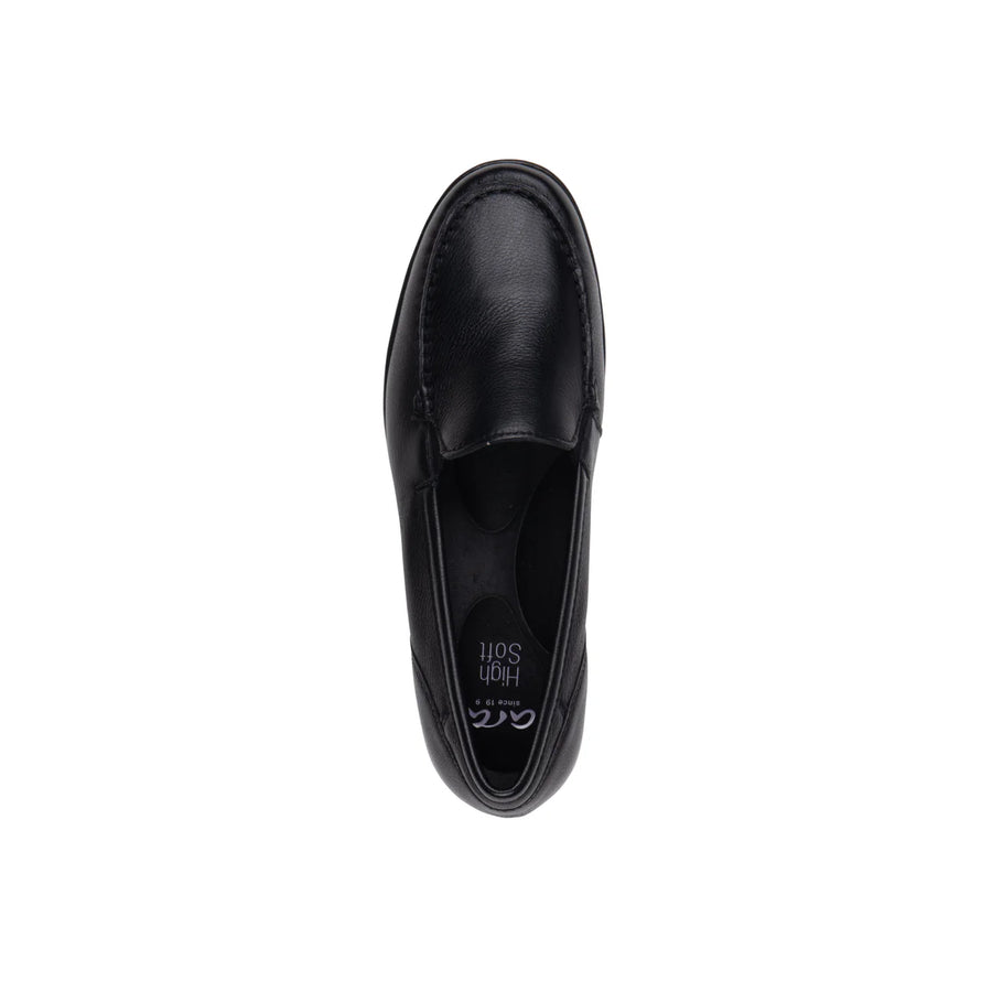 WOMEN'S ARA DEWITT WEDGE LOAFER | BLACK