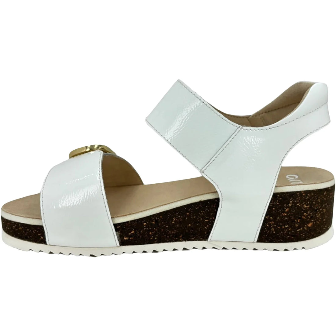 WOMEN'S ARA NOVA ADJUSTABLE WEDGE SANDAL | WHITE 04