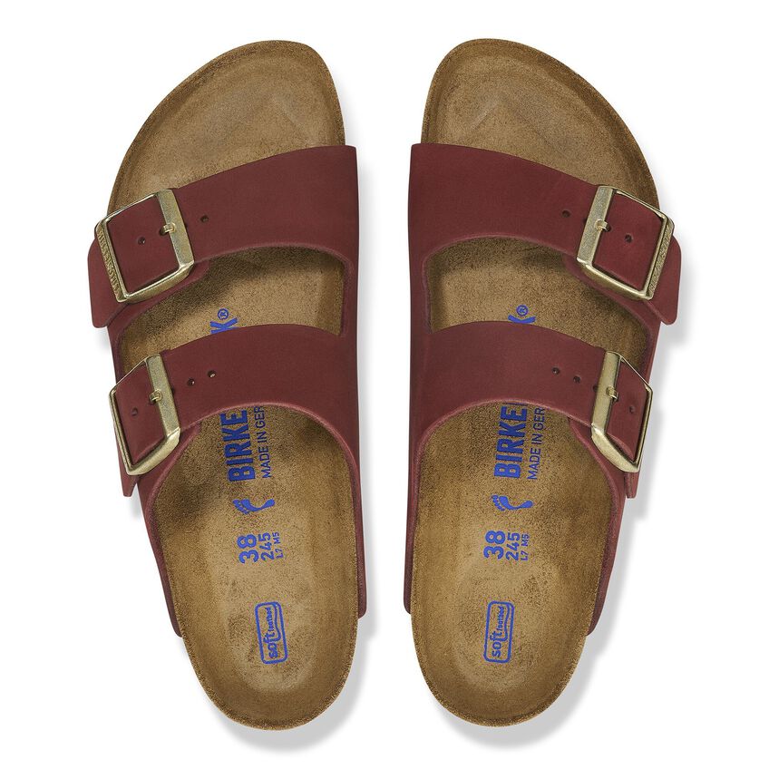 WOMEN'S BIRKENSTOCK ARIZONA SOFT FOOTBED | ZINFANDEL