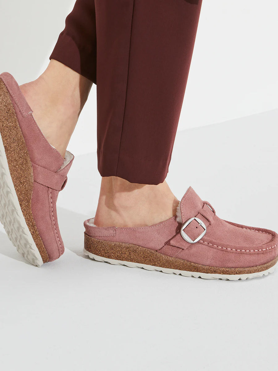 WOMEN'S BIRKENSTOCK BUCKLEY SHEARLING | MAROON