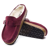 WOMEN'S BIRKENSTOCK BUCKLEY SHEARLING | MAROON