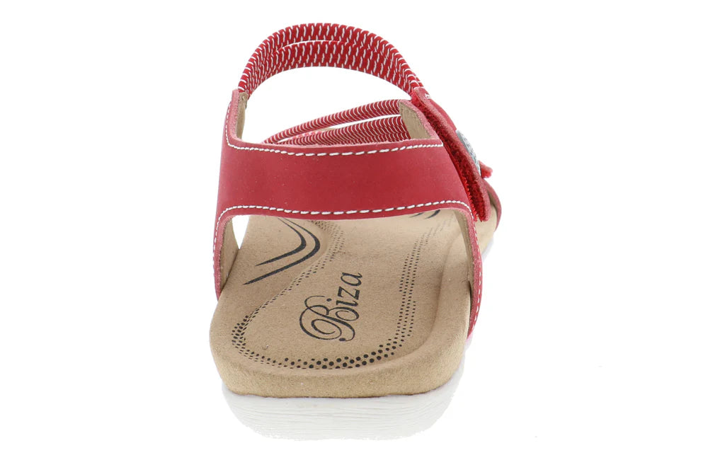 WOMEN'S BIZA LUNA SANDAL | RED