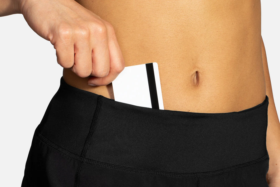 Person wearing black pants with a white background