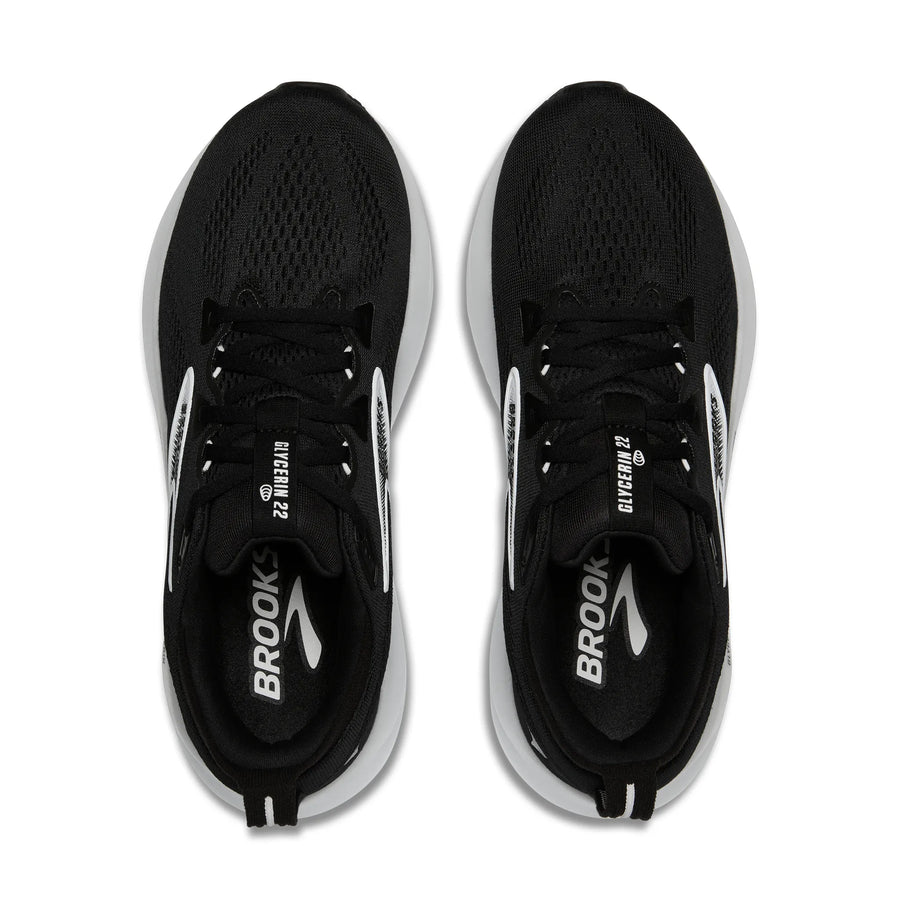 WOMEN'S BROOKS GLYCERIN 22 | BLACK / GREY / WHITE