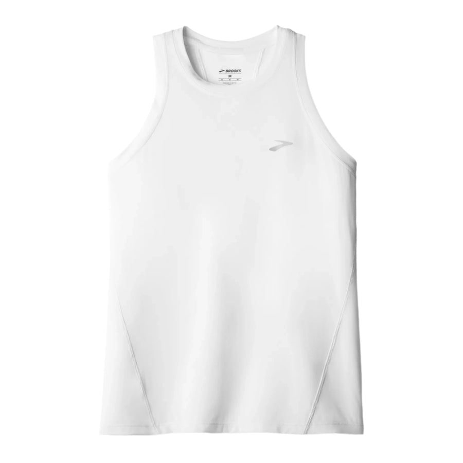 White sleeveless shirt on a white background
