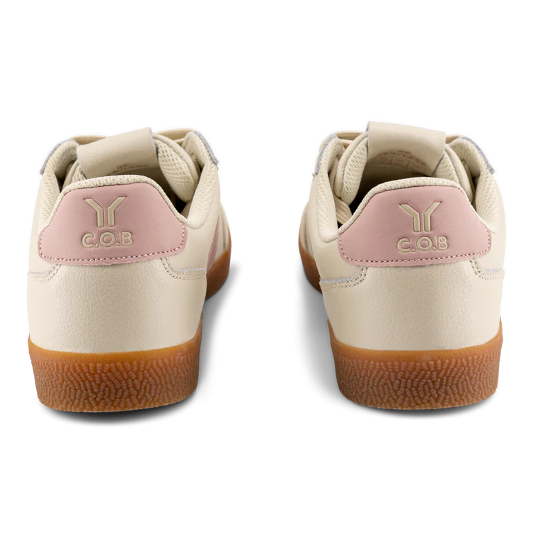 WOMEN'S C.O.B by CULTURE OF BRAVE FEARLESS SNEAKER | BEIGE / PINK WINGS