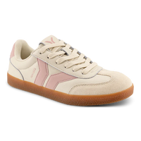 WOMEN'S C.O.B by CULTURE OF BRAVE FEARLESS SNEAKER | BEIGE / PINK WINGS