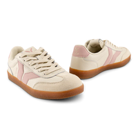 WOMEN'S C.O.B by CULTURE OF BRAVE FEARLESS SNEAKER | BEIGE / PINK WINGS